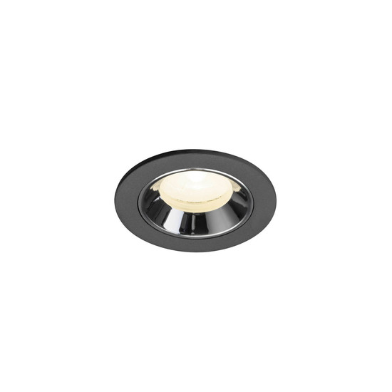 SLV 1009309 NUMINOS XS, Deckeneinbauleuchte schwarz/chrom 4000K 20°
