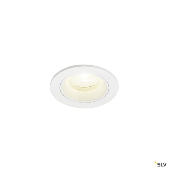 SLV 1009317 NUMINOS® XS, Deckeneinbauleuchte, 4000 K, 20°, IP20, rund, weiß