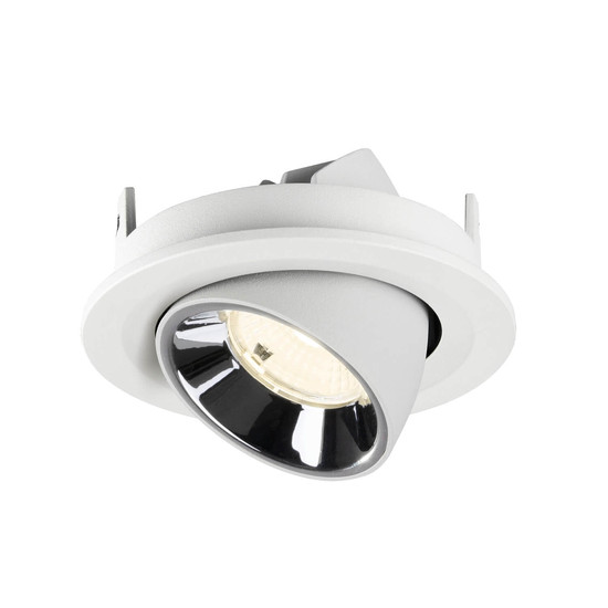 SLV 1009432 NUMINOS GIMBLE S, Deckeneinbauleuchte weiß/chrom 4000K 55°
