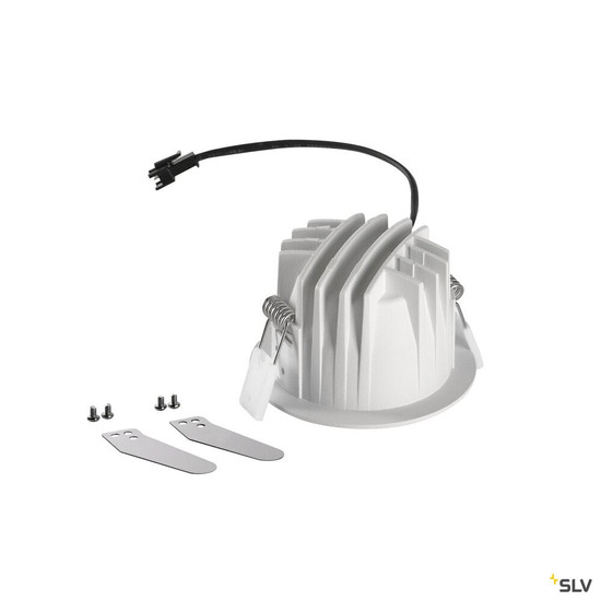 SLV 1009443 NUMINOS® S, Deckeneinbauleuchte, 2700 K, 20°, IP20, rund, weiß