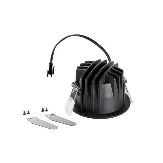 SLV 1009456 NUMINOS S, Deckeneinbauleuchte schwarz/chrom 3000K 40°