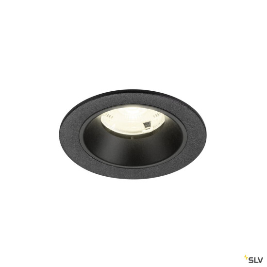 SLV 1009469 NUMINOS® S, Deckeneinbauleuchte, 4000 K, 20°, IP20, rund, schwarz