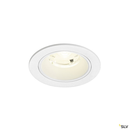 SLV 1009479 NUMINOS® S, Deckeneinbauleuchte, 4000 K, 20°, IP20, rund, weiß