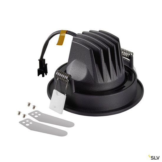 SLV 1009526 NUMINOS® MOVE S, Deckeneinbauleuchte, 4000 K, 40°, IP20, rund, schwarz
