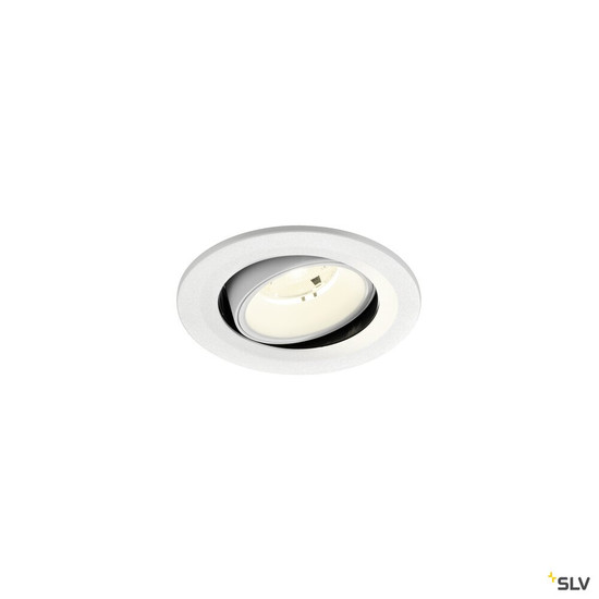 SLV 1009533 NUMINOS® MOVE S, Deckeneinbauleuchte, 4000 K, 20°, IP20, rund, weiß