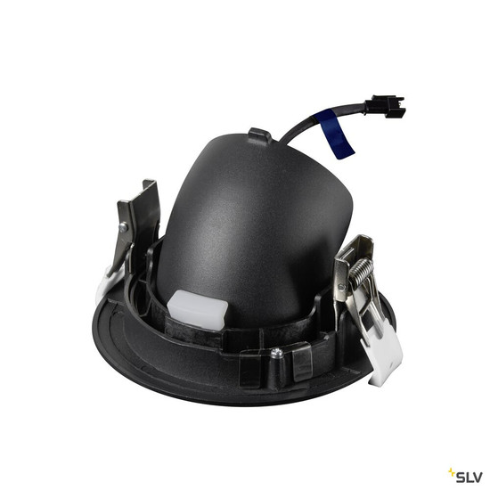 SLV 1009542 NUMINOS® GIMBLE M, Deckeneinbauleuchte,, 2700 K, 20°, schwarz / weiß