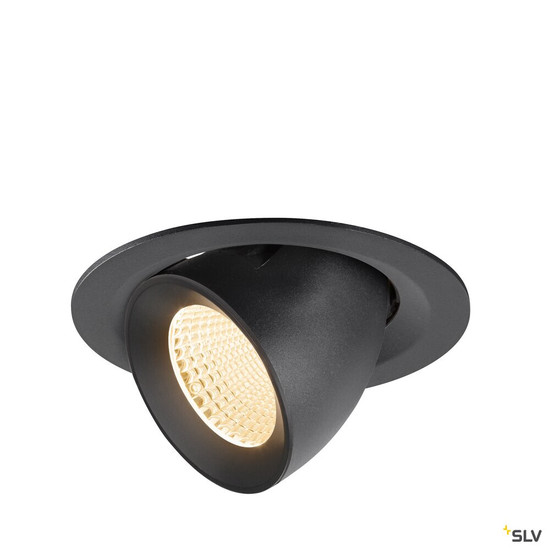 SLV 1009544 NUMINOS® GIMBLE M, Deckeneinbauleuchte,, 2700 K, 40°, schwarz