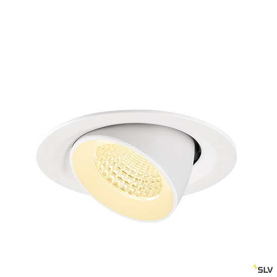 SLV 1009575 NUMINOS® GIMBLE M, Deckeneinbauleuchte,, 3000 K, 55°, weiß