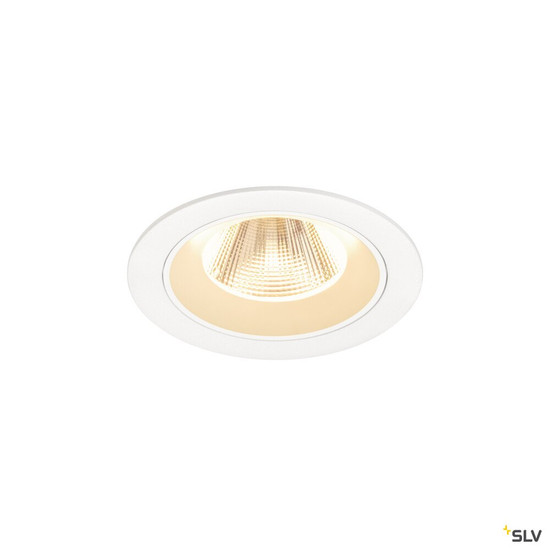SLV 1009605 NUMINOS® M, Deckeneinbauleuchte, 2700 K, 20°, IP20, rund, weiß