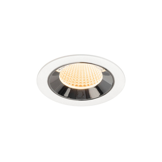 SLV 1009609 NUMINOS M, Deckeneinbauleuchte weiß/chrom 2700K 40°