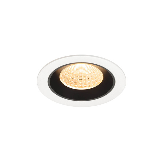 SLV 1009610 NUMINOS M, Deckeneinbauleuchte weiß/schwarz 2700K 55°