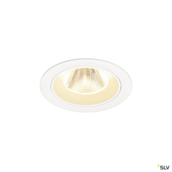 SLV 1009623 NUMINOS® M, Deckeneinbauleuchte, 3000 K, 20°, IP20, rund, weiß