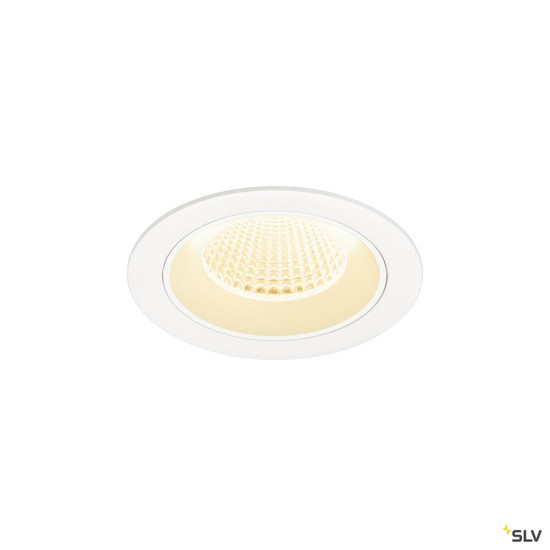 SLV 1009626 NUMINOS® M, Deckeneinbauleuchte, 3000 K, 40°, IP20, rund, weiß