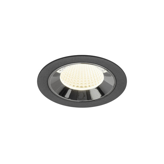 SLV 1009636 NUMINOS M, Deckeneinbauleuchte schwarz/chrom 4000K 40°