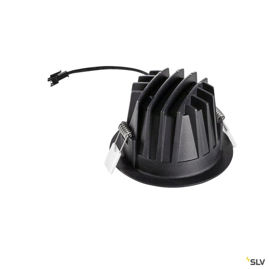 SLV 1009637 NUMINOS® M, Deckeneinbauleuchte, 4000 K, 55°, IP20, rund, schwarz