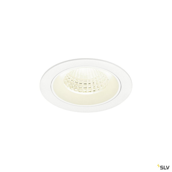 SLV 1009647 NUMINOS® M, Deckeneinbauleuchte, 4000 K, 55°, IP20, rund, weiß