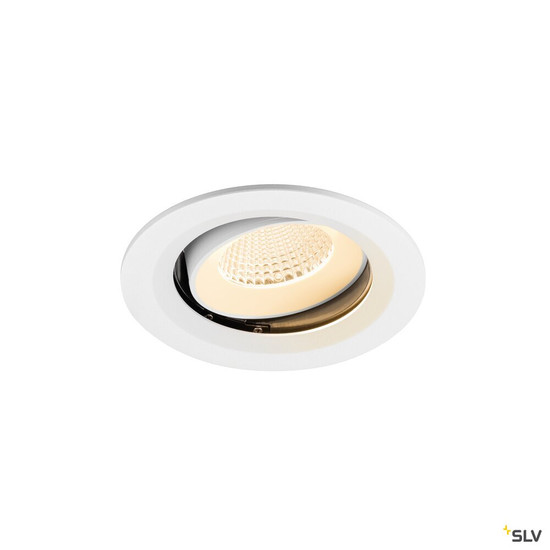 SLV 1009662 NUMINOS® MOVE M, Deckeneinbauleuchte, 2700 K, 40°, IP20, rund, weiß