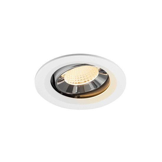 SLV 1009681 NUMINOS MOVE M, Deckeneinbauleuchte weiß/chrom 3000K 40°