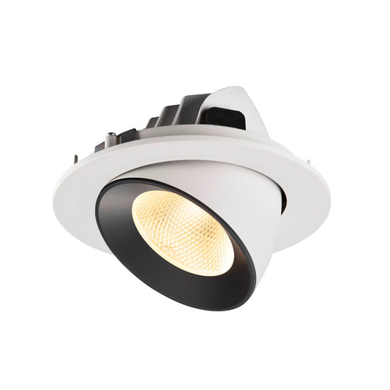 SLV 1009732 NUMINOS GIMBLE L, Deckeneinbauleuchte weiß/chrom 3000K 20°