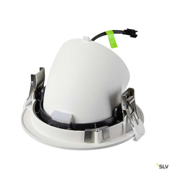 SLV 1009752 NUMINOS® GIMBLE L, Deckeneinbauleuchte, 4000 K, 40°, IP20, rund, weiß