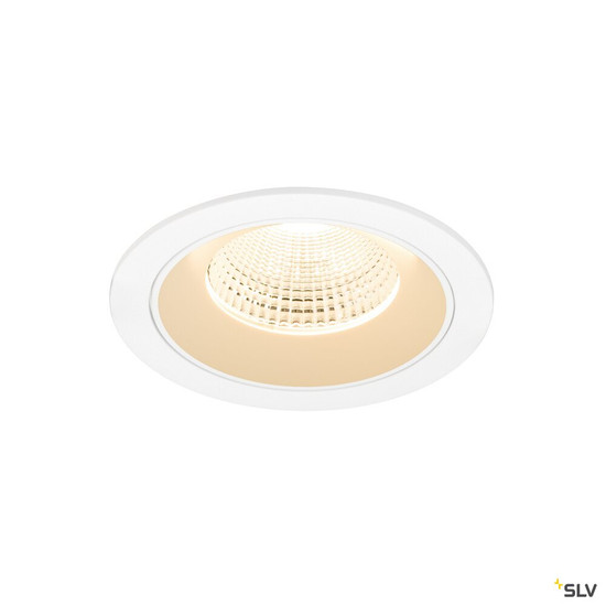 SLV 1009772 NUMINOS® L, Deckeneinbauleuchte, 2700 K, 55°, IP20, rund, weiß