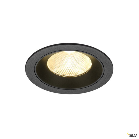 SLV 1009774 NUMINOS® L, Deckeneinbauleuchte, 3000 K, 20°, IP20, rund, schwarz