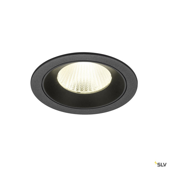 SLV 1009795 NUMINOS® L, Deckeneinbauleuchte, 4000 K, 40°, IP20, rund, schwarz