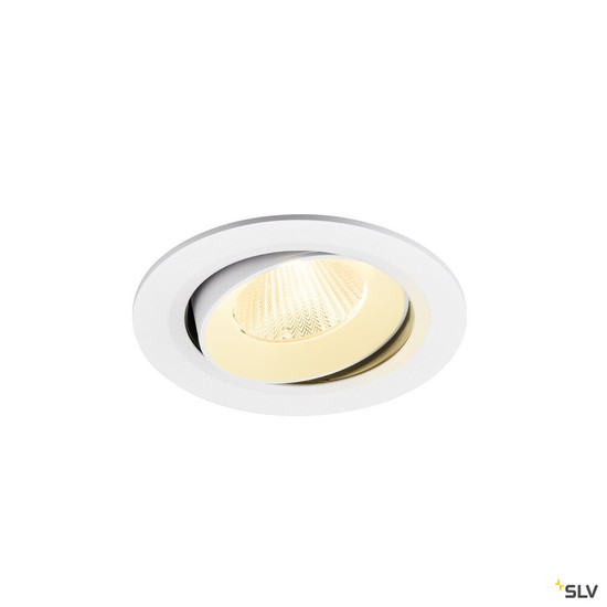 SLV 1009841 NUMINOS® MOVE L, Deckeneinbauleuchte, 3000 K, 40°, IP20, rund, weiß