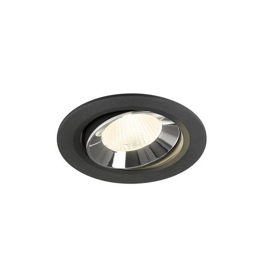 SLV 1009851 NUMINOS MOVE L, Deckeneinbauleuchte schwarz/chrom 4000K 40°