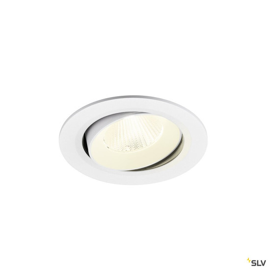 SLV 1009859 NUMINOS® MOVE L, Deckeneinbauleuchte, 4000 K, 40°, IP20, rund, weiß