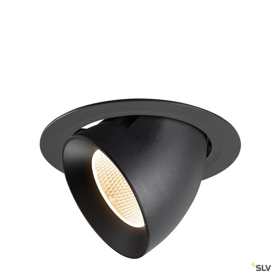 SLV 1009864 NUMINOS® GIMBLE XL, Deckeneinbauleuchte,, 2700 K, 20°, schwarz