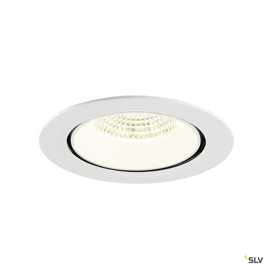 SLV 1009916 NUMINOS® GIMBLE XL, Deckeneinbauleuchte,, 4000 K, 55°, weiß