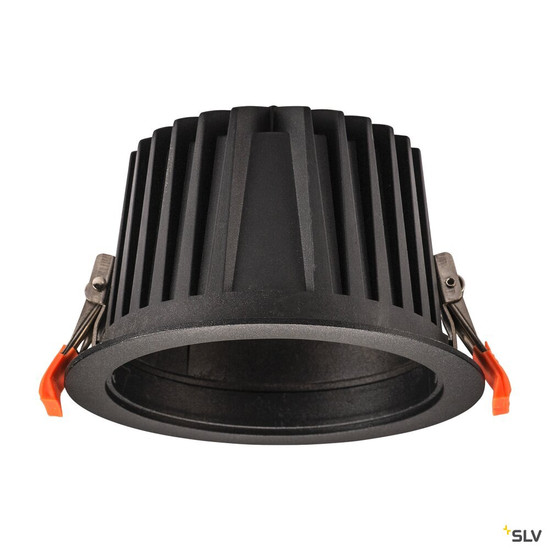 SLV 1009939 NUMINOS® XL, Deckeneinbauleuchte, 3000 K, 40°, IP20, rund, schwarz