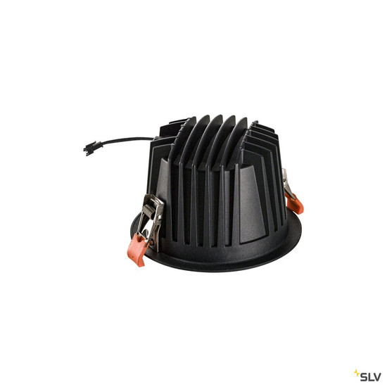 SLV 1009957 NUMINOS® XL, Deckeneinbauleuchte, 4000 K, 40°, IP20, rund, schwarz