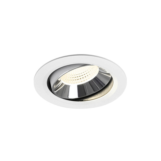 SLV 1010025 NUMINOS MOVE XL, Deckeneinbauleuchte weiß/chrom 4000K 55°