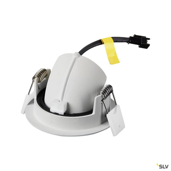 SLV 1010036 NUMINOS® GIMBLE XS, Deckeneinbauleuchte, 2700 K, 20°, IP20, rund, weiß