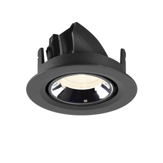 SLV 1010067 NUMINOS GIMBLE XS, Deckeneinbauleuchte schwarz/chrom 4000K 40°