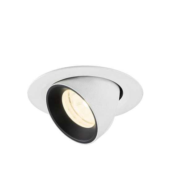 SLV 1010071 NUMINOS GIMBLE XS, Deckeneinbauleuchte weiß/schwarz 4000K 20°