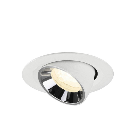 SLV 1010076 NUMINOS GIMBLE XS, Deckeneinbauleuchte weiß/chrom 4000K 40°