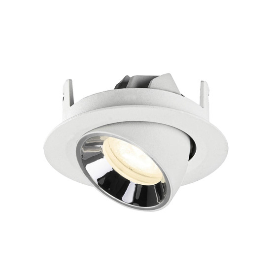 SLV 1010079 NUMINOS GIMBLE XS, Deckeneinbauleuchte weiß/chrom 4000K 55°