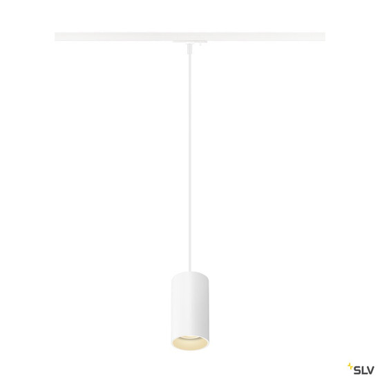 SLV 1010100 ASTO TUBE, 1~ Pendelleuchte, GU10, Pendellänge 250 cm, 1 x max. 10 W, weiß