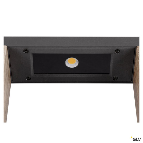SLV 1010105 FLATT II 62, Stehleuchte, PHASE, 2700 K, IP65, quadratisch, anthrazit / braun