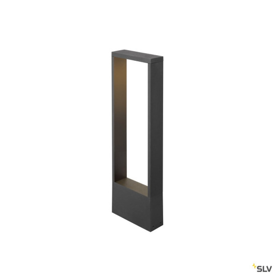 SLV 1010106 FLATT II 62, Stehleuchte, PHASE, 2700 K, IP65, quadratisch, schwarz