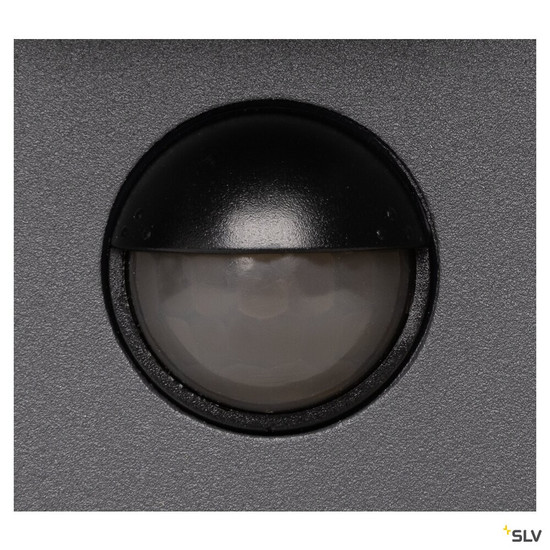 SLV 1010107 FLATT II, Wandaufbauleuchte, SENSOR, 2700 K, max. 10 W, anthrazit / braun
