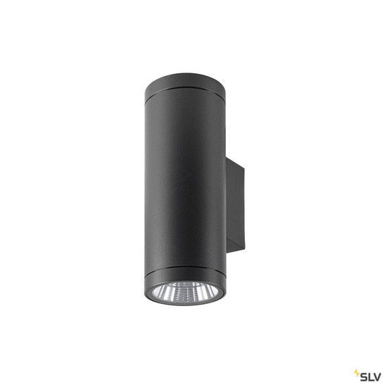 SLV 1010173 HELIA PRO L, Wandaufbauleuchte, single, DALI, P2, zylindrisch, 2700 K, 15 W, 24°, anthrazit