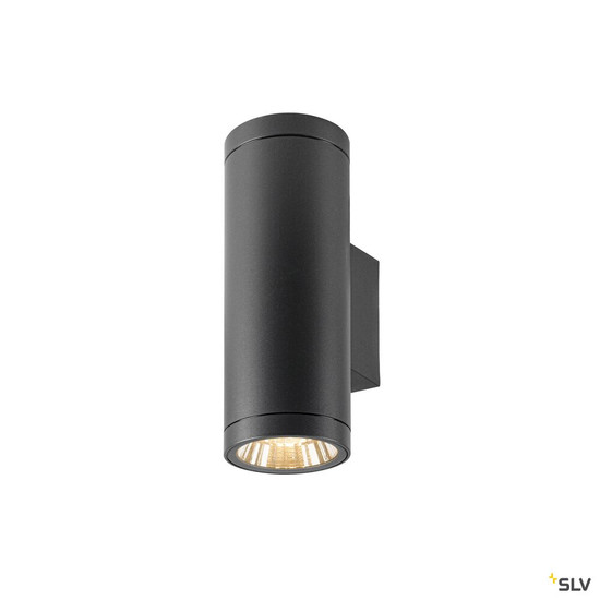 SLV 1010175 HELIA PRO L, Wandaufbauleuchte, up/down, DALI, P2, 2700 K, 30 W, touch, 24°, anthrazit
