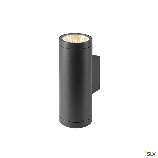 SLV 1010175 HELIA PRO L, Wandaufbauleuchte, up/down, DALI, P2, 2700 K, 30 W, touch, 24°, anthrazit
