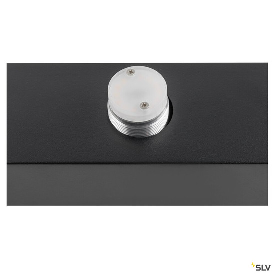SLV 1010193 SUN Mirror, Wandaufbauleuchte, quad, 2700/3000/4000 K, TOUCH button, 18 W,  IP44, schwarz