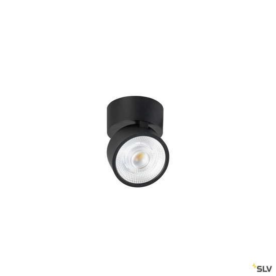 SLV 1010261 KALU 2.0, Wand- und Deckenaufbauleuchte, PHASE, 3000 K, 10 W, 36°, schwarz