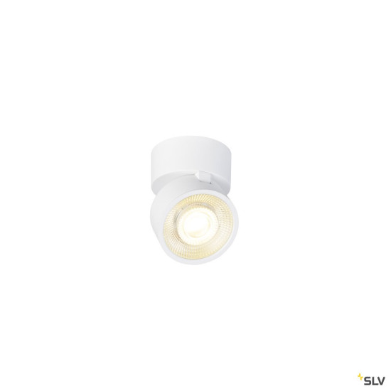 SLV 1010263 KALU 2.0, Wand- und Deckenaufbauleuchte, PHASE, 3000 K, 10 W, 36°, weiß